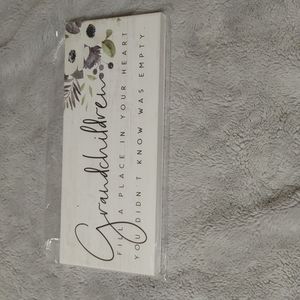 3/$10 NIP Grandchildren Plaque